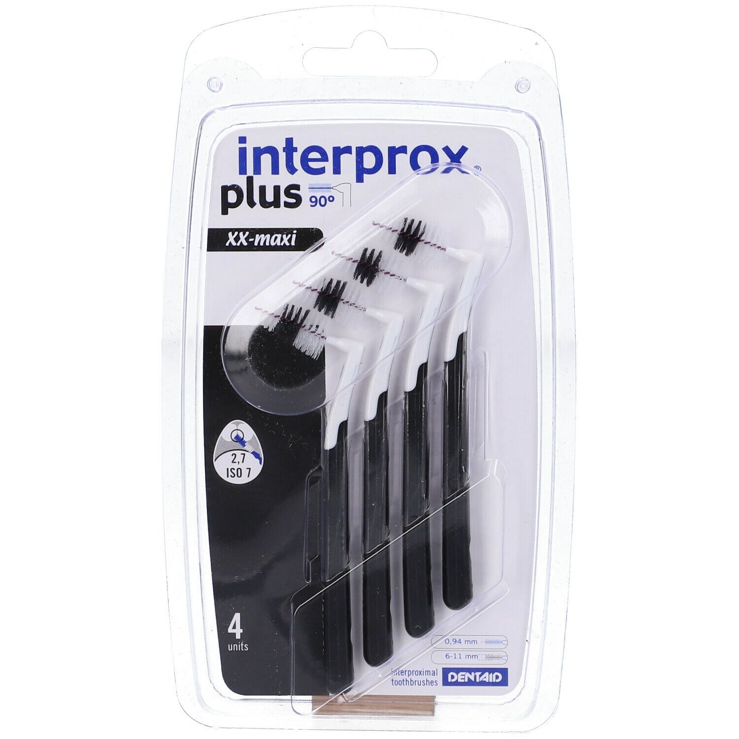 Interprox Plus Xx Maxi Nero 4 Pezzi