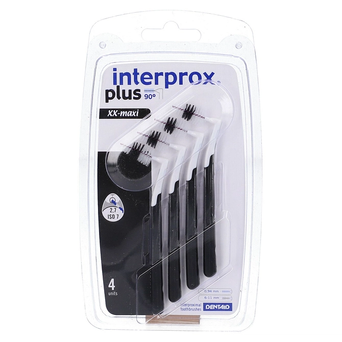 Interprox Plus Xx Maxi Nero 4 Pezzi