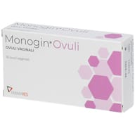 Monogin ovuli vaginali per secchezza e bruciore, 10 pezzi