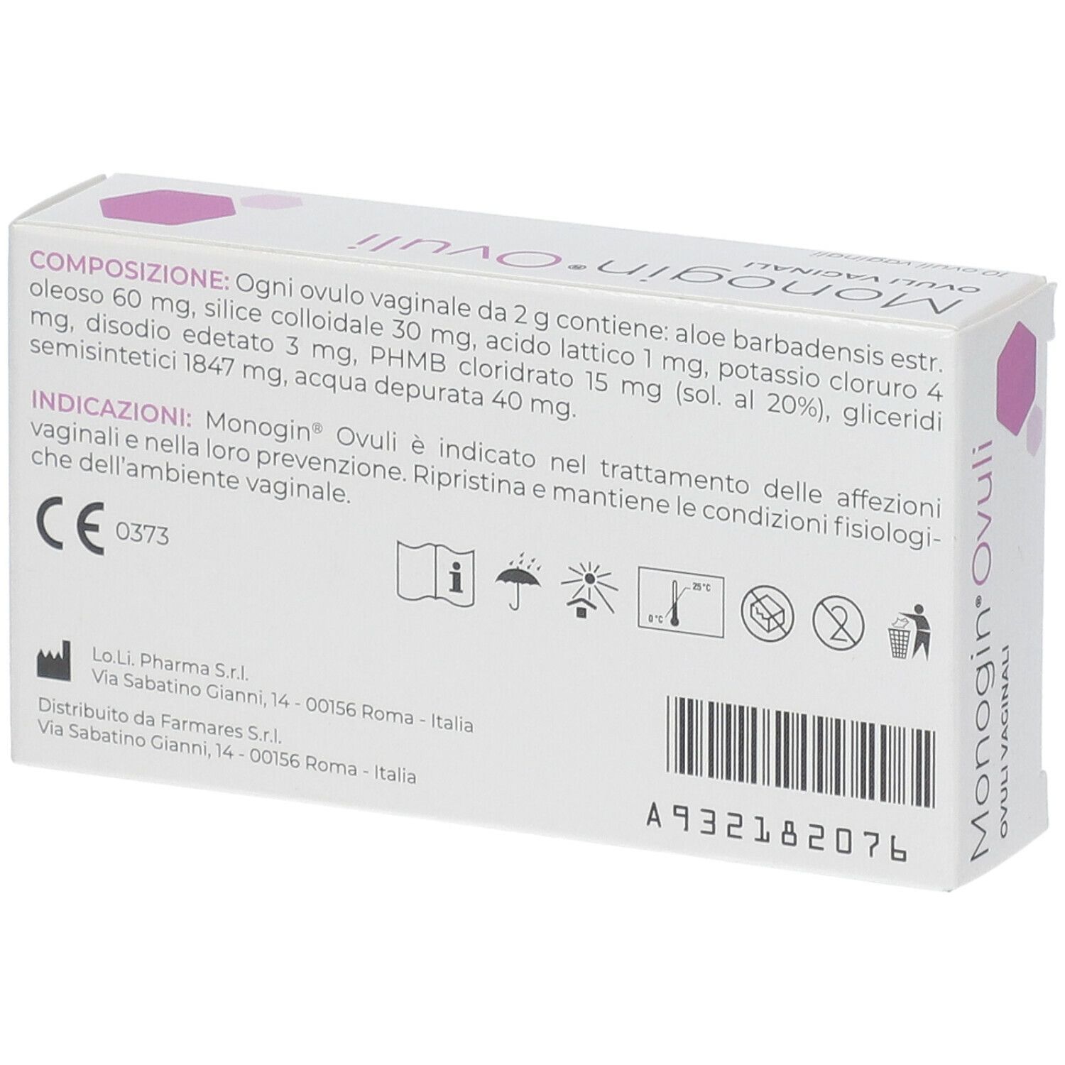 MONOGIN OVULI VAGINALI 10 PEZZI