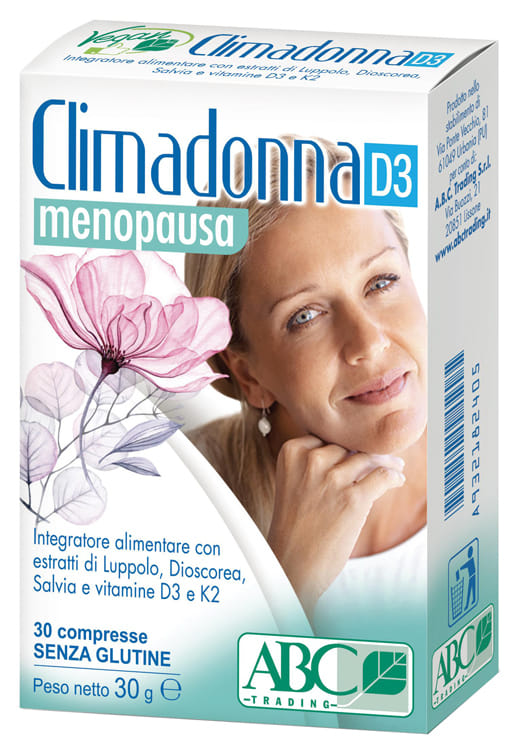 Integratore Climadonna D3 per la menopausa, 30 compresse
