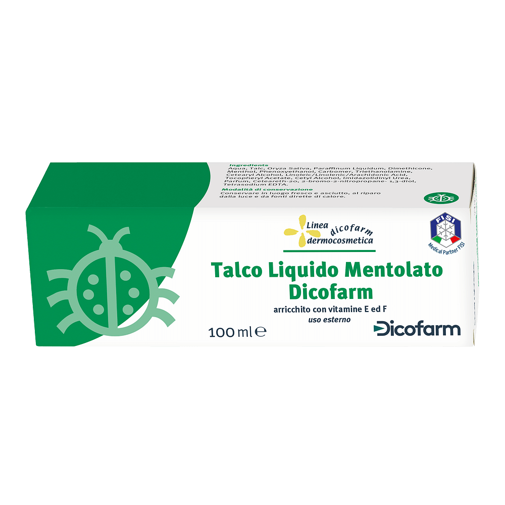 Dicofarm Talco Liquido Mentolato 100 Ml