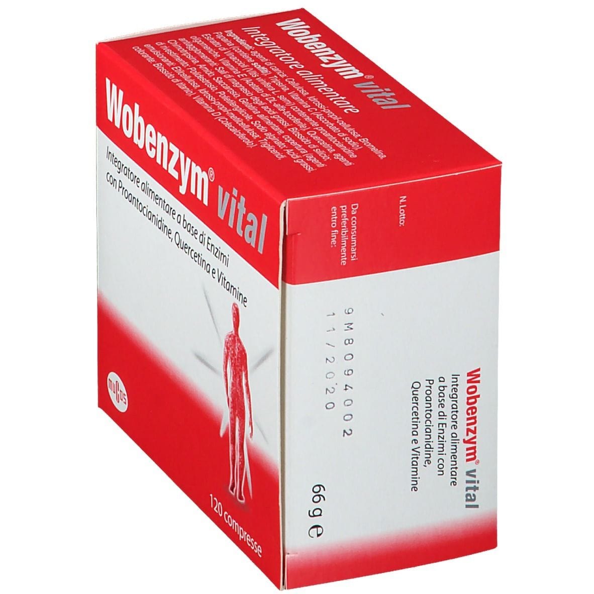 WOBENZYM VITAL 120 COMPRESSE 55,2 G