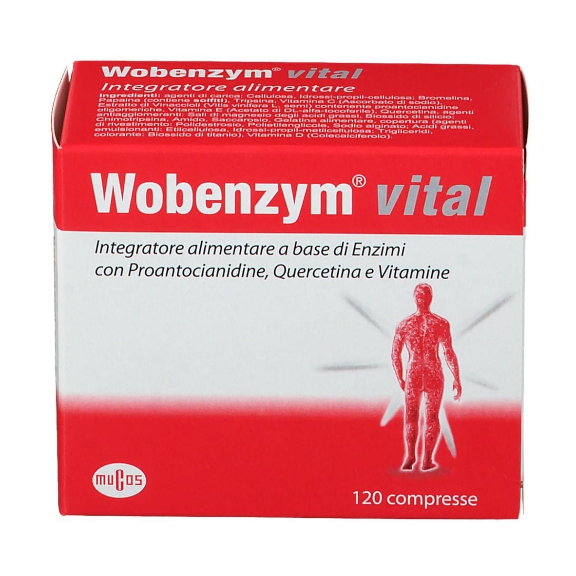 WOBENZYM VITAL 120 COMPRESSE 55,2 G