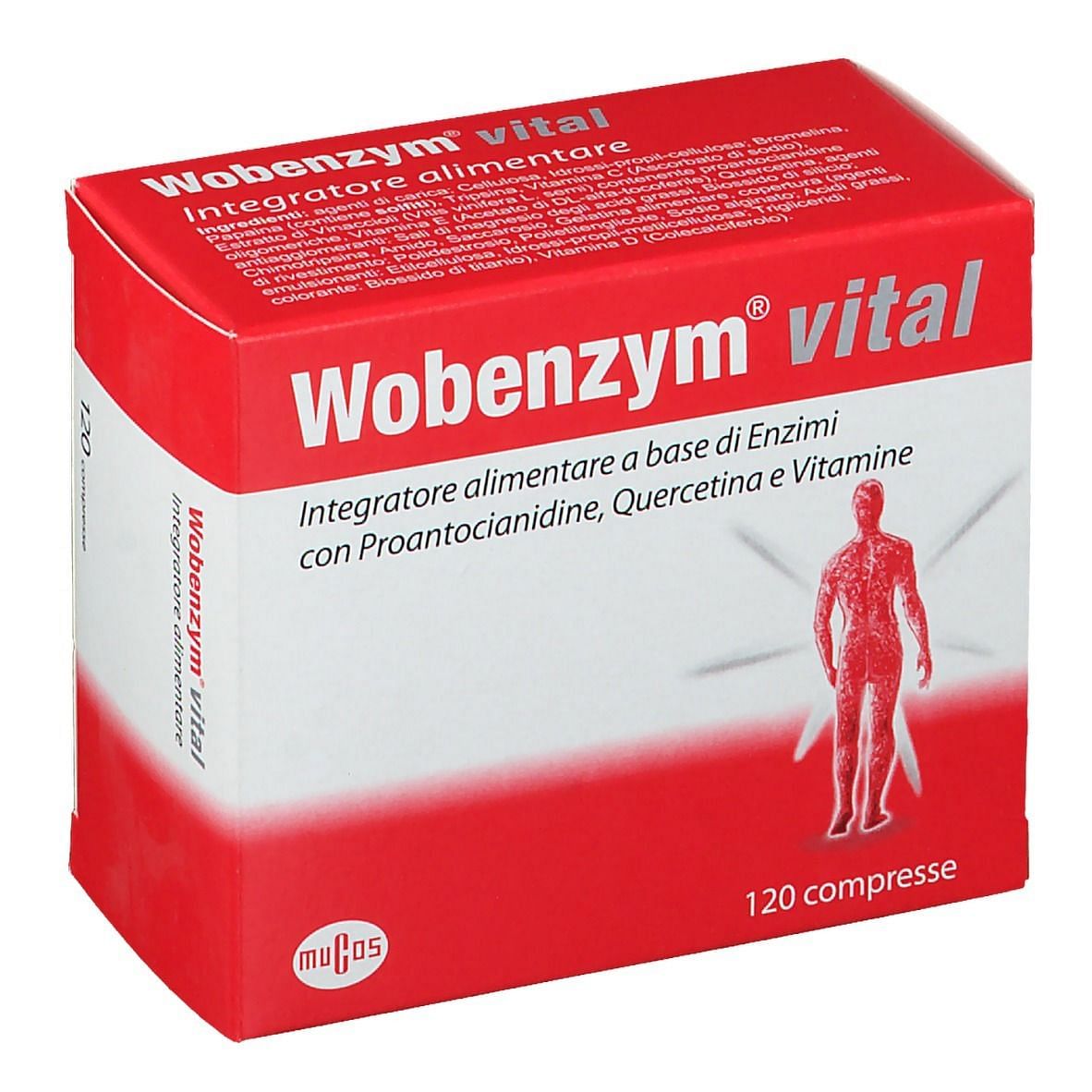 Wobenzym Vital 120 Compresse 55,2 G