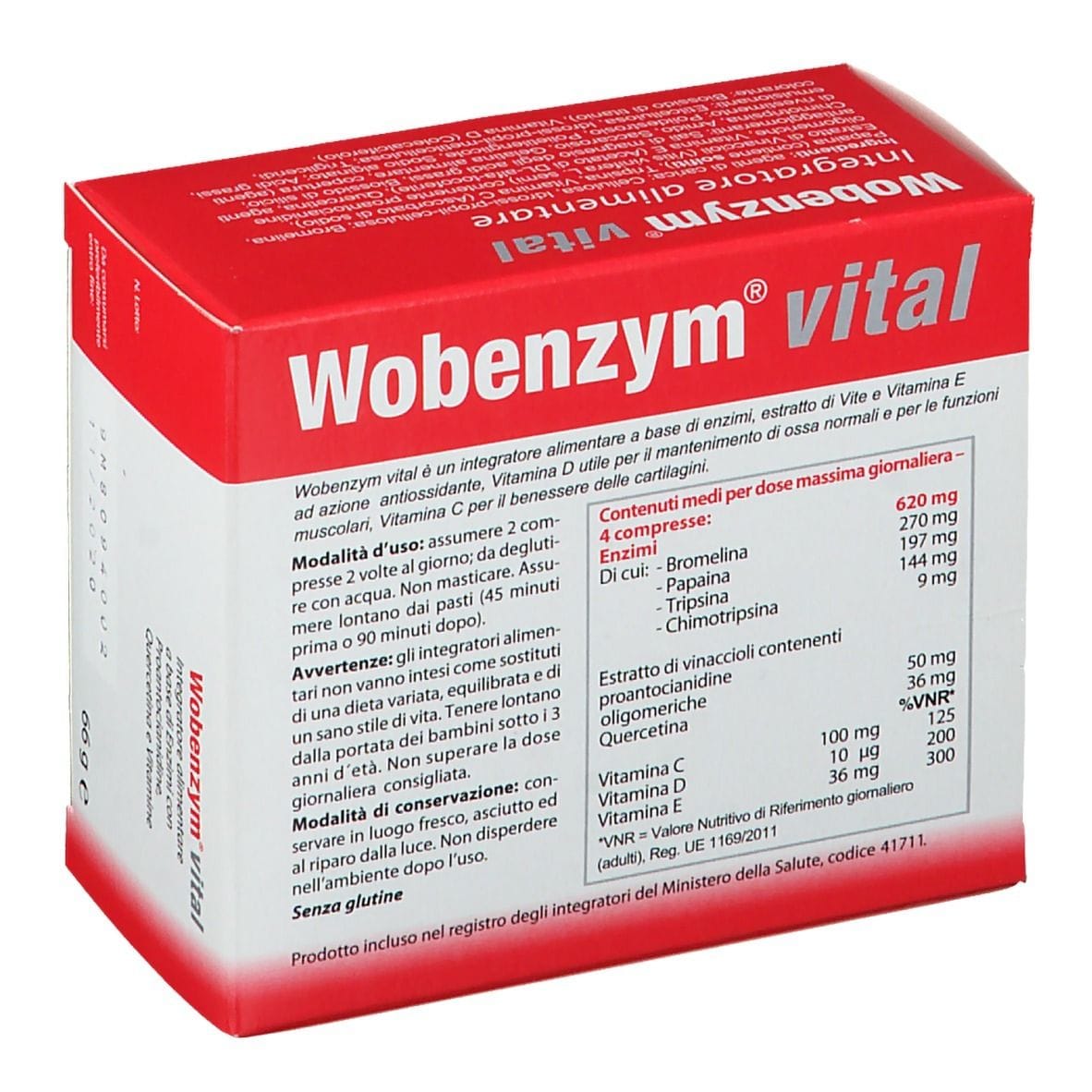 WOBENZYM VITAL 120 COMPRESSE 55,2 G