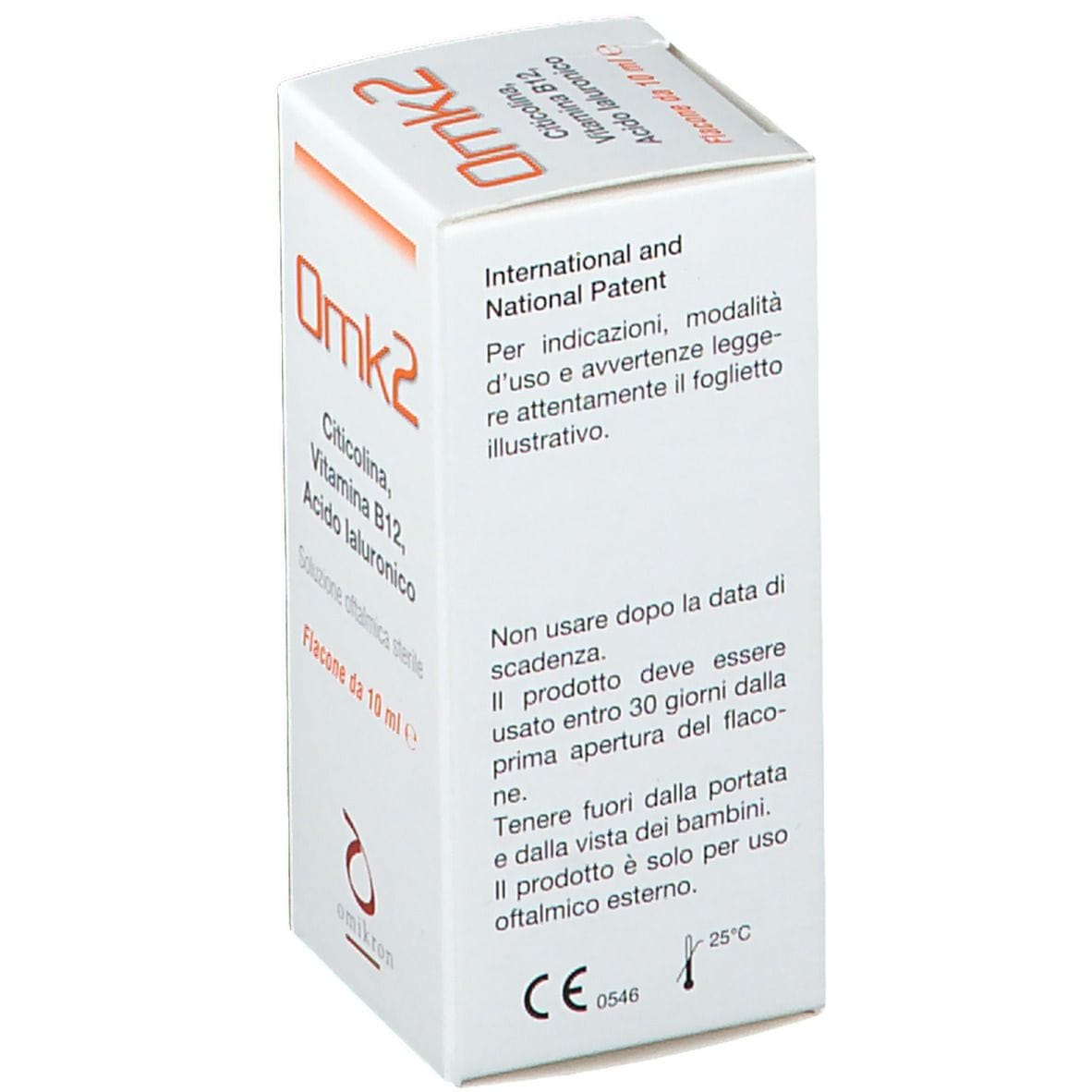 OMK2 SOLUZIONE OFTALMICA STERILE 10 ML