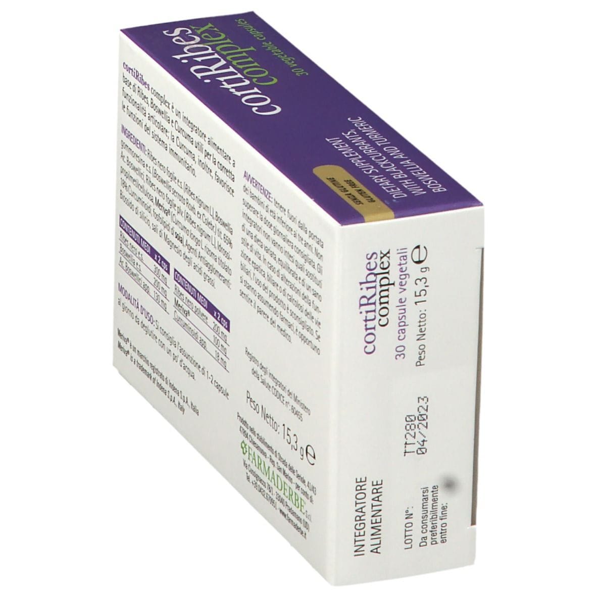 CORTI RIBES COMPLEX 30 CAPSULE