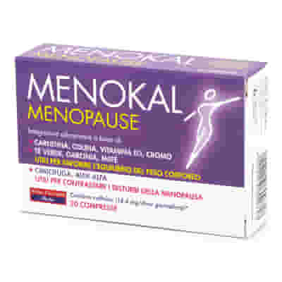Integratore Menokal Menopause con cimicifuga, 30 compresse