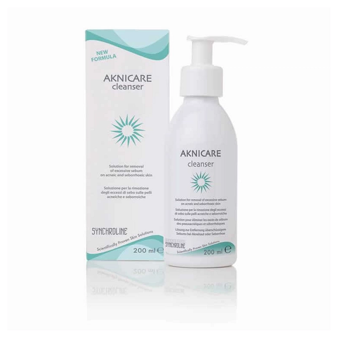 Aknicare Cleanser Detergente Viso Gel 200 Ml