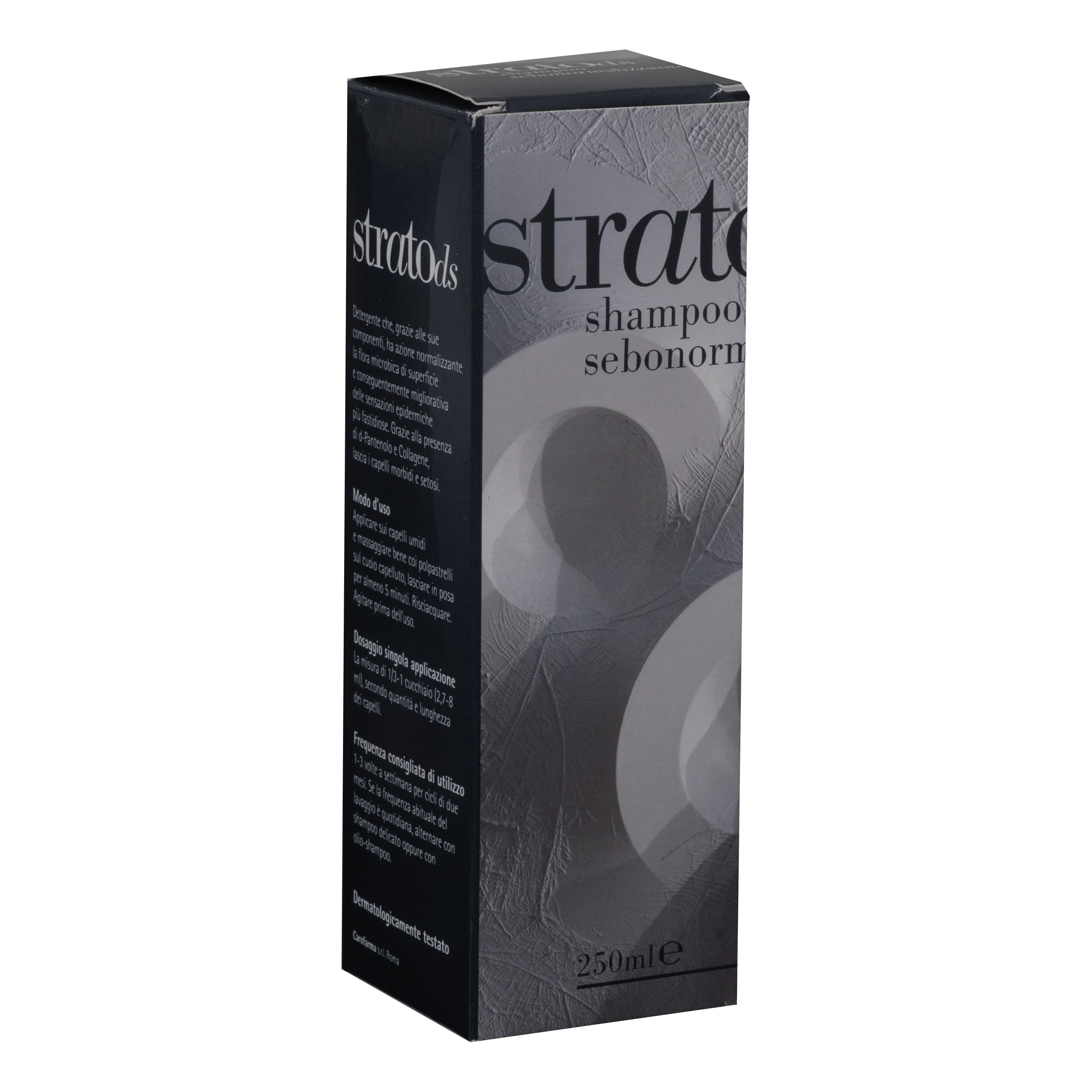 Shampoo sebonormalizzante Strato DS con D-pantenolo, 250ml