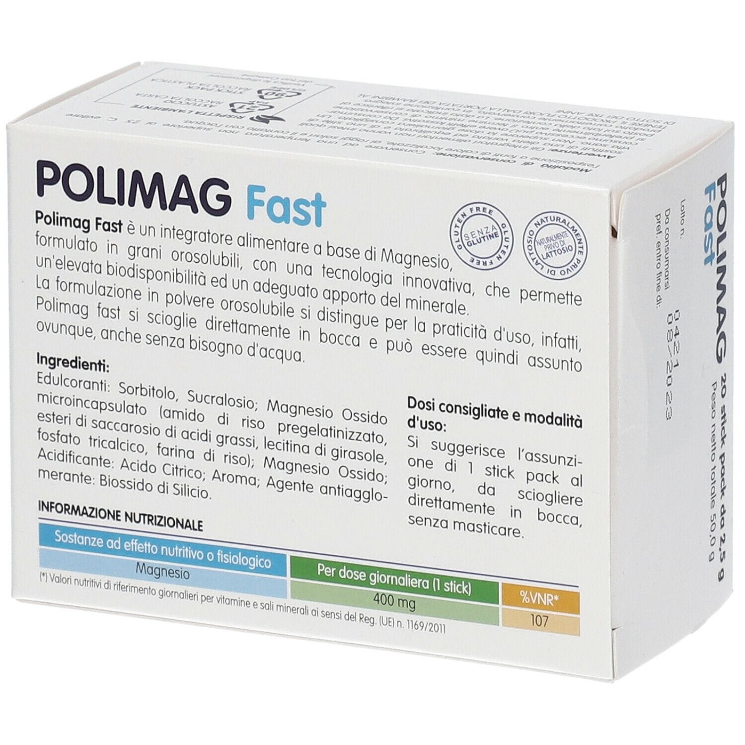 POLIMAG FAST 20 BUSTINE OROSOLUBILI