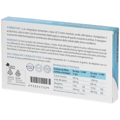 CHIROFERT 20 COMPRESSE 22 G CHIROFERT 20 COMPRESSE 22 G