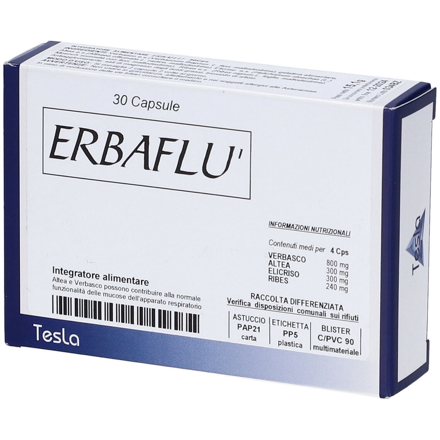 Erbaflu 30 Capsule