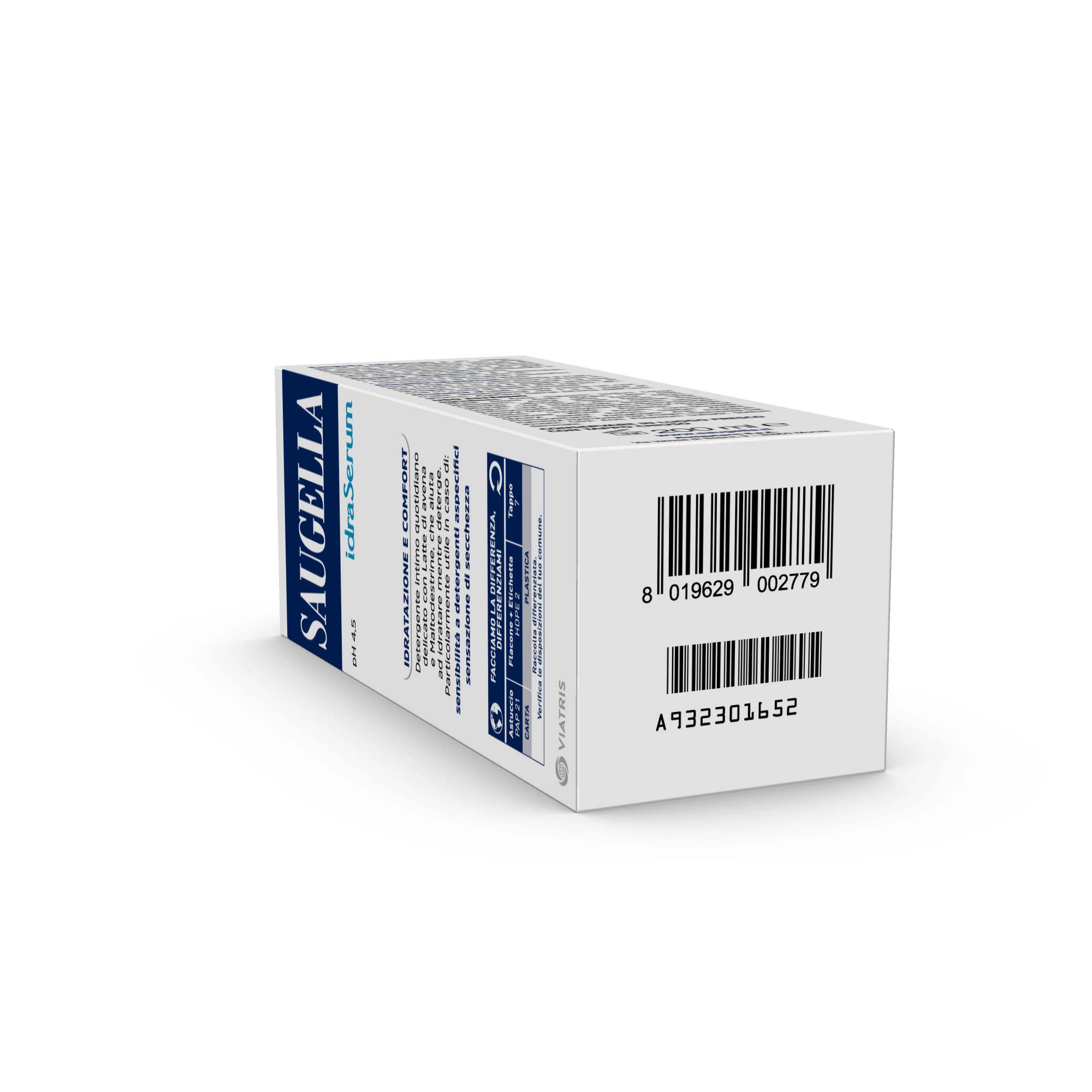 SAUGELLA IDRASERUM DETERGENTE 200 ML