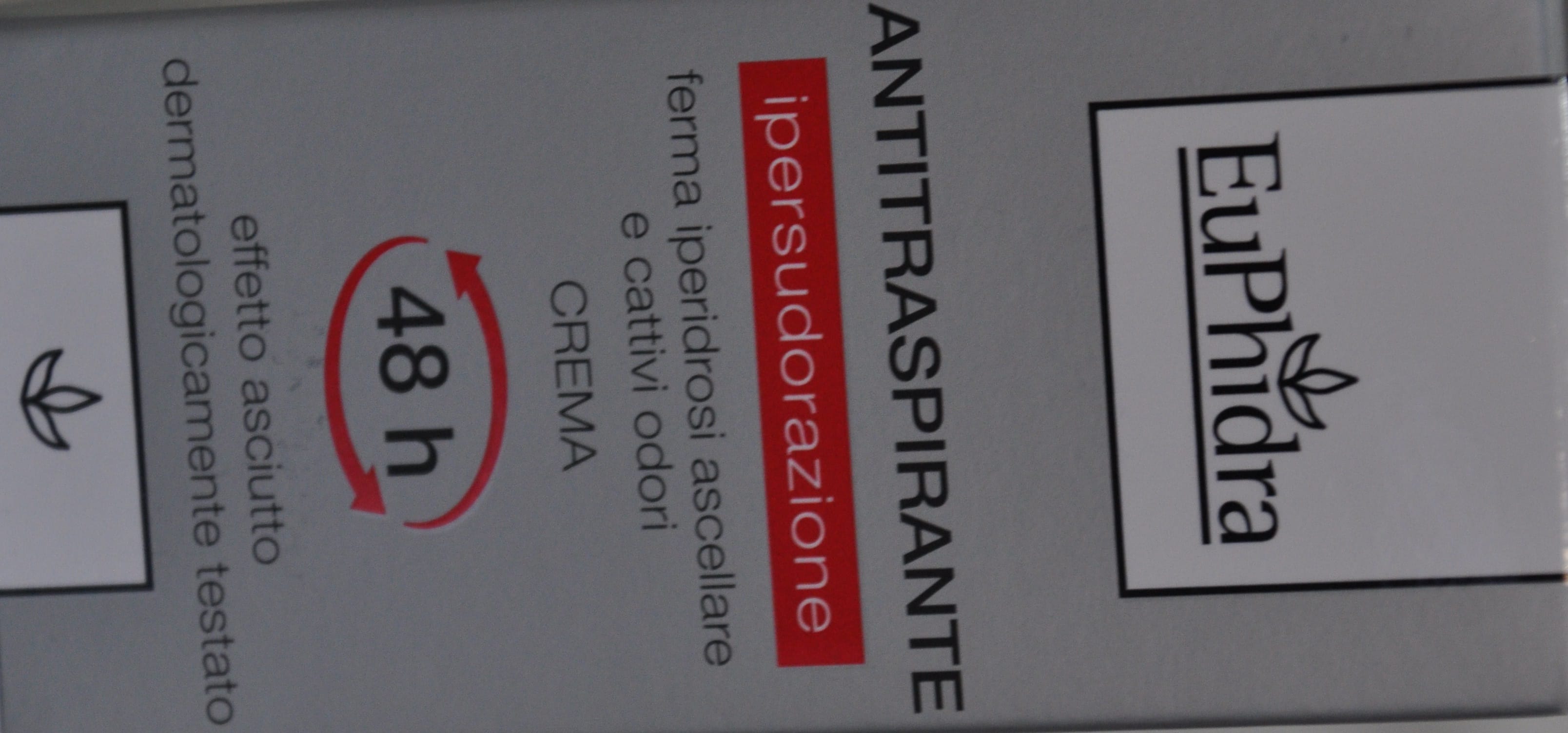 EUPHIDRA DEODORANTE IN CREMA IN TUBO CON ASTUCCIO EUPHIDRA DEO ANTITRASPIRANTE 40 ML