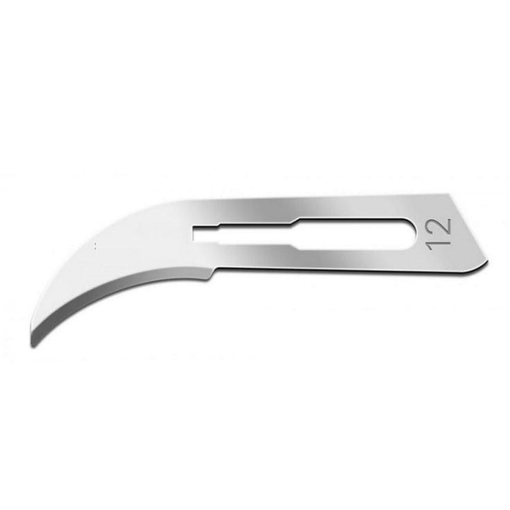 LAME BISTURI STERILE INOX FIGURA 12 100 PEZZI