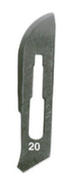 LAME BISTURI STERILE INOX FIGURA 20 100 PEZZI