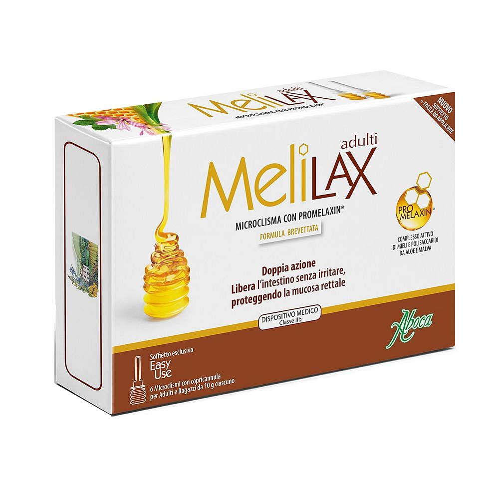 Melilax Adulti Microclismi 6 Pezzi 10 G