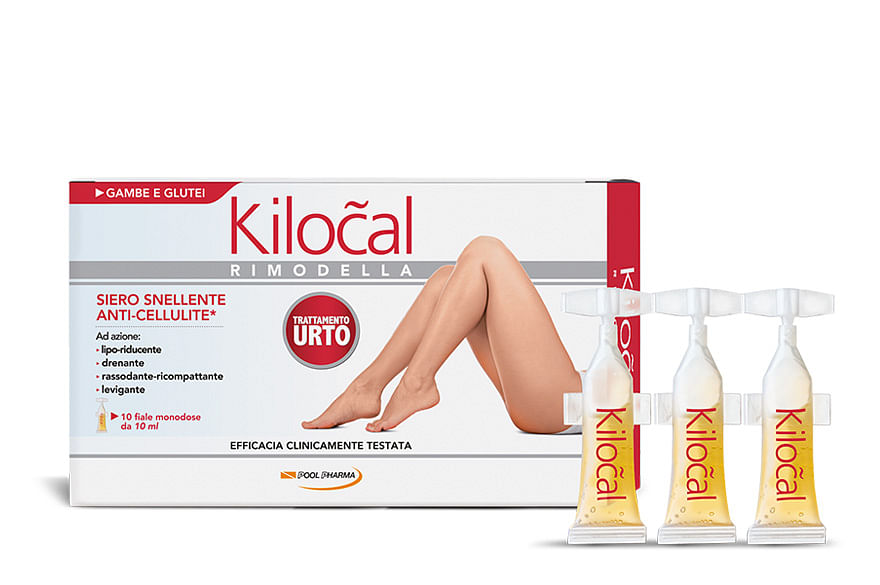 Kilocal Rimodella Siero Urto Anticellulite 10 Fiale 10 Ml