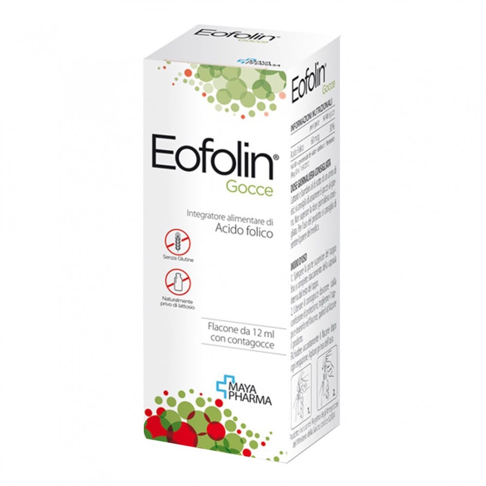 EOFOLIN GOCCE 12 ML SENZA GLUTINE NATURALMENTE PRIVO DI LATTOSIO