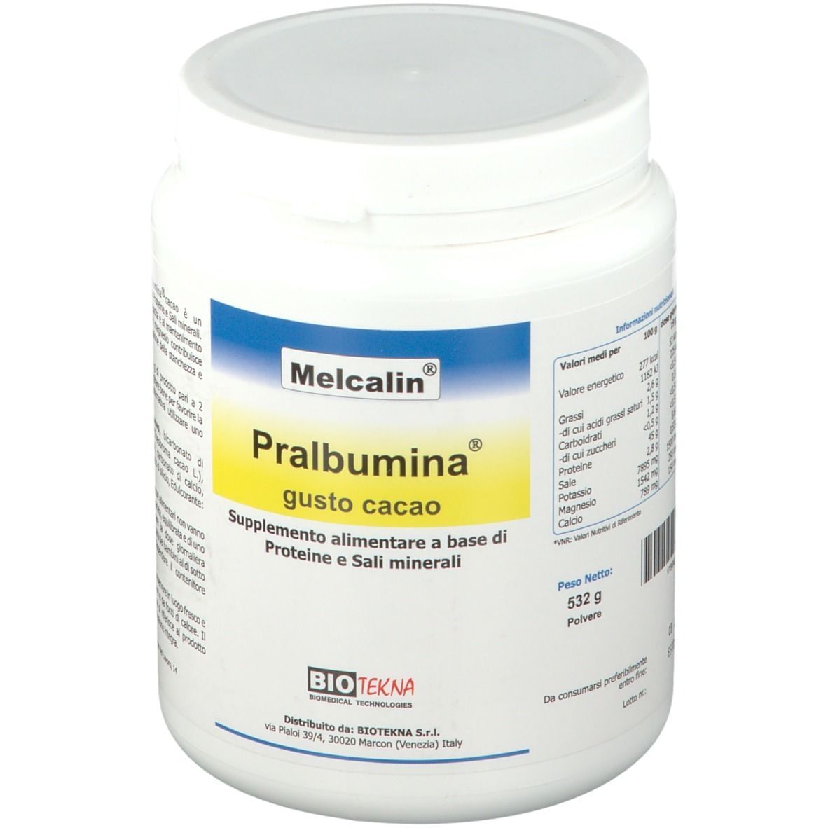 MELCALIN PRALBUMINA CACAO 532 G