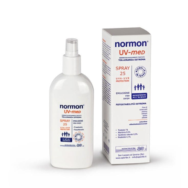 Normon Uv Med Spray Viso Corpo Solare Spf25
