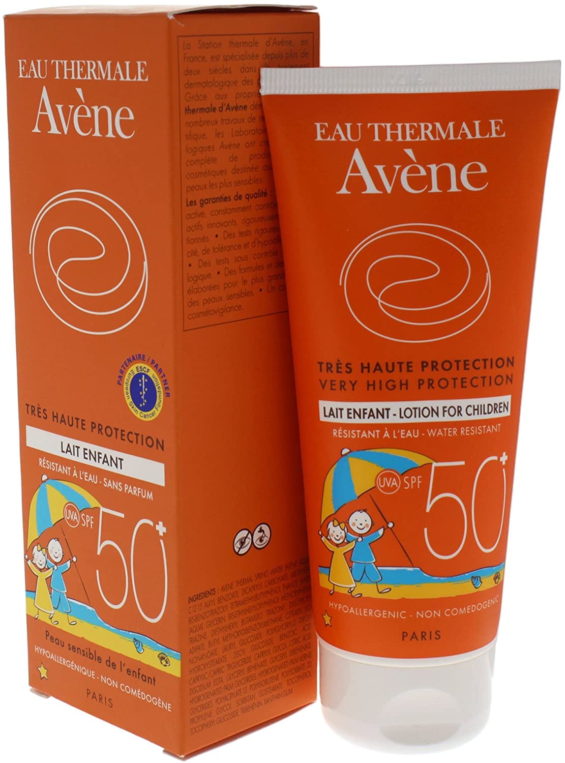 EAU THERMALE AVENE LATTE SOLARE SPF 50+ BAMBINO 100 ML