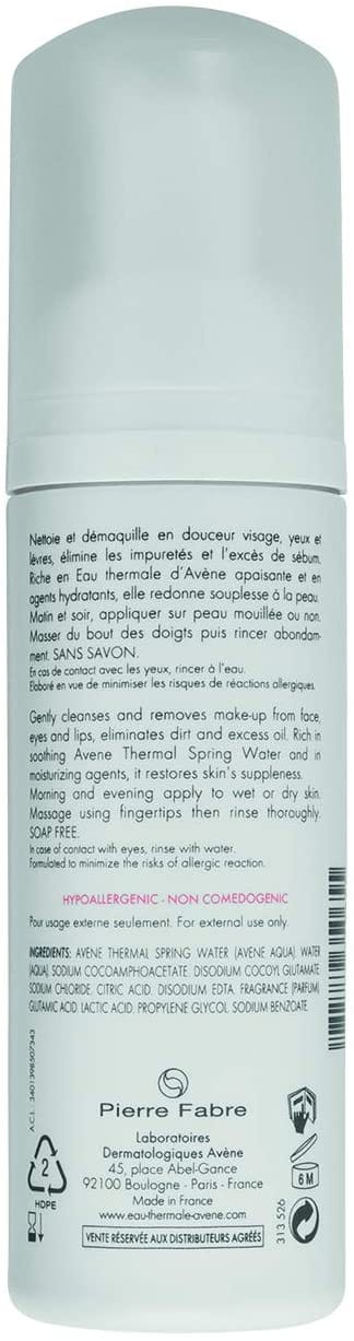 Mousse detergente Avène per pelle grassa e sensibile 150ml