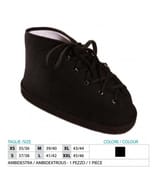 ORIONE OK PED 155 SCARPA COPRI GESSO NERO S 37/38 1 PEZZO