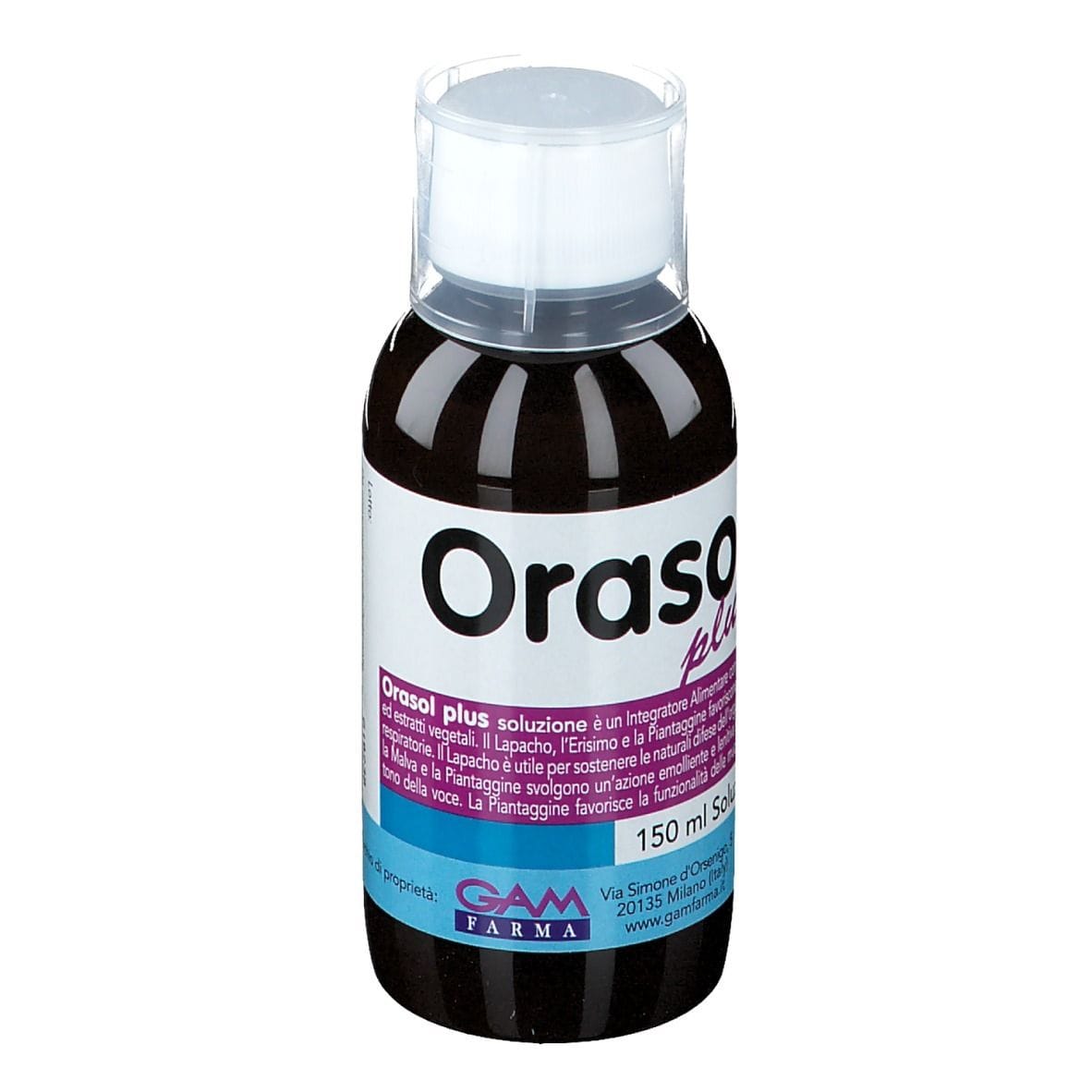 Collutorio Orasol PLUS con Lapacho ed Estratti Vegetali 150ml