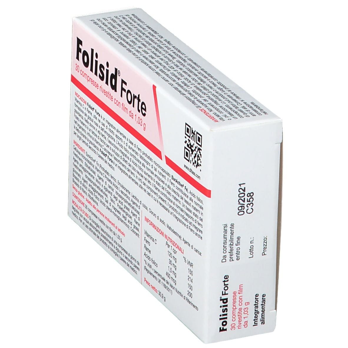 FOLISID FORTE 30 COMPRESSE 3,9 G