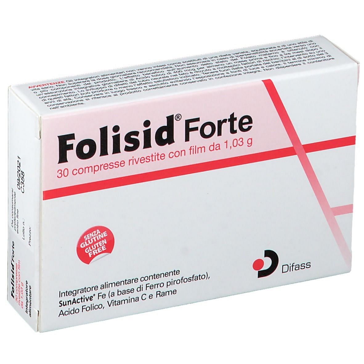 Folisid Forte 30 Compresse 3,9 G