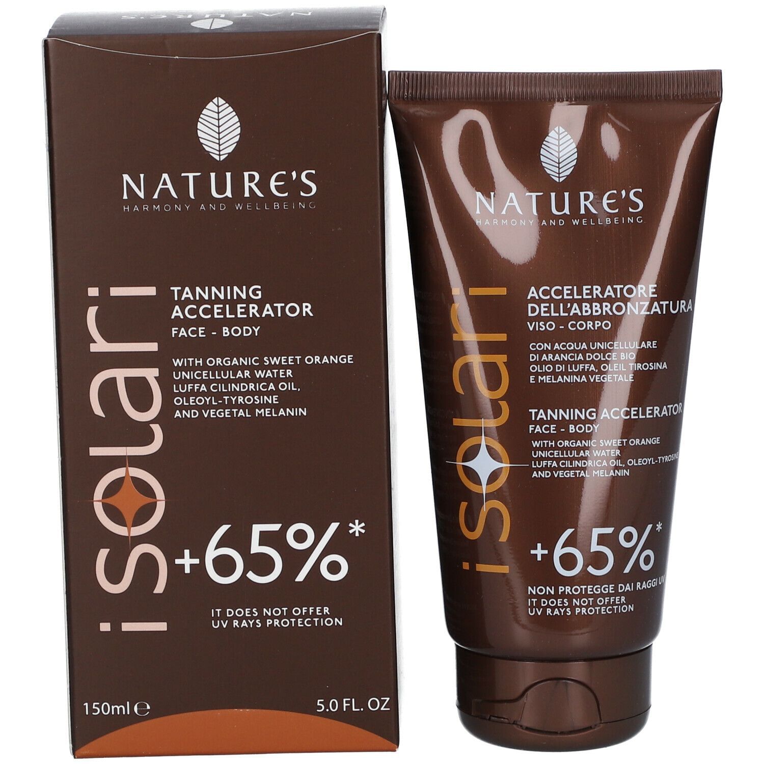 NATURE'S I SOLARI ACCELERATORE DELL'ABBRONZATURA +65% 150 ML