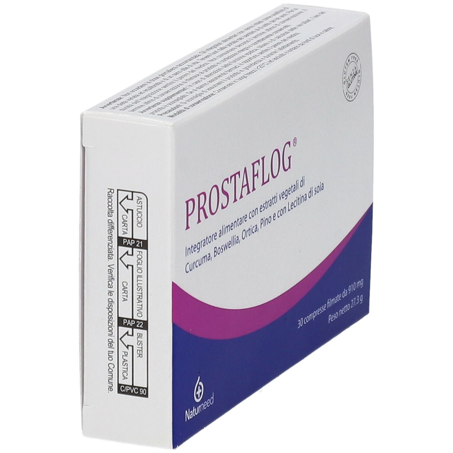 Integratore Prostaflog Naturneed per la prostata, 30 compresse
