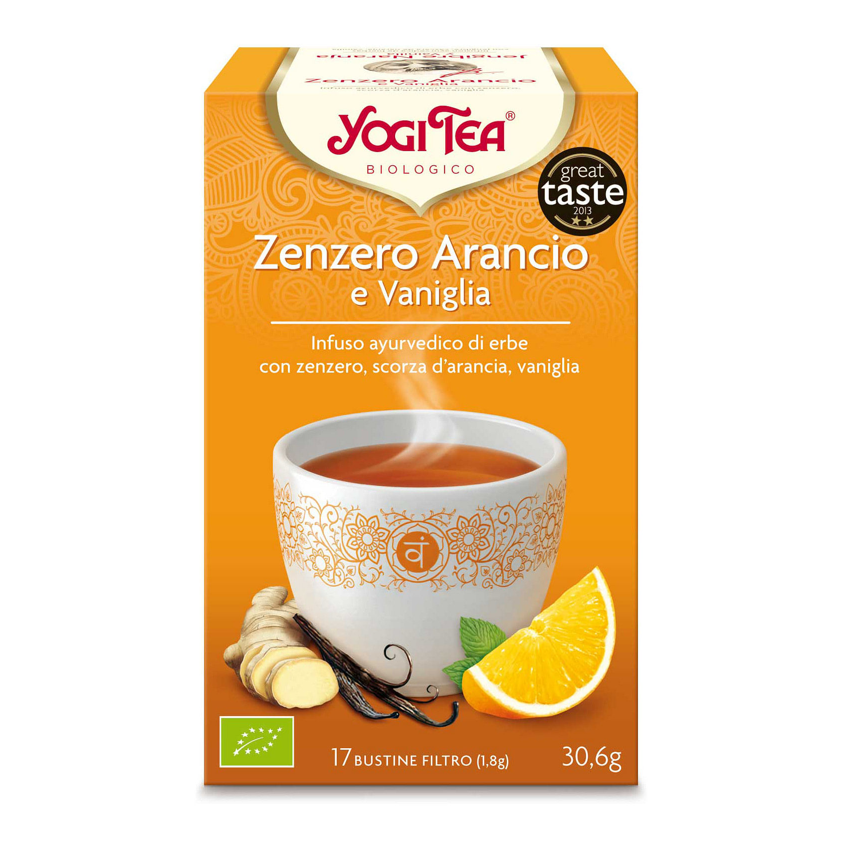 Yogi Tea Zenzero Arancia Vaniglia Bio 31 G