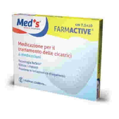CEROTTO FARMACTIVE CICATRICI 7,5X10 CM 4 PEZZI