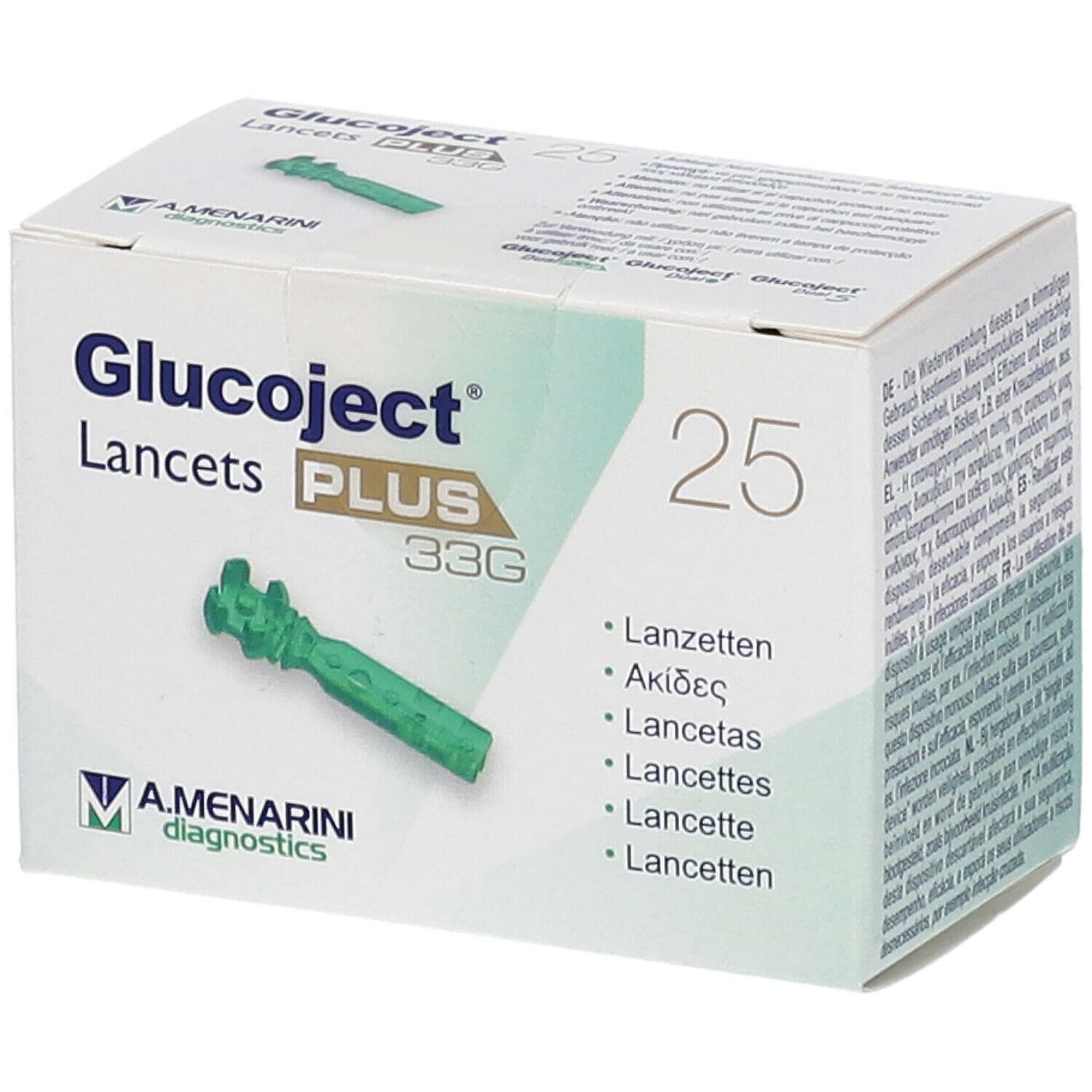 Lancette Pungidito Glucojet Plus Gauge 33 25 Pezzi