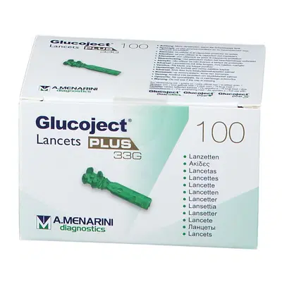 LANCETTE PUNGIDITO GLUCOJET PLUS GAUGE 33 100 PEZZI LANCETTE PUNGIDITO GLUCOJET PLUS GAUGE 33 100 PEZZI