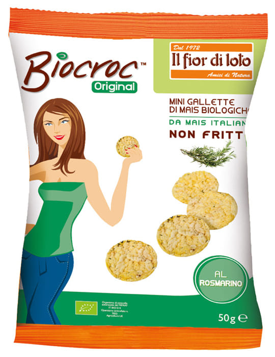Mini Gallette di Mais BIO Biocroc al Rosmarino 40g