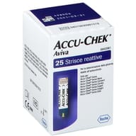 STRISCE MISURAZIONE GLICEMIA ACCU-CHEK AVIVA BRK RETAIL 25 PEZZI