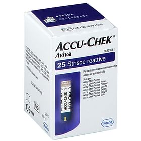 Strisce Misurazione Glicemia Accu Chek Aviva Brk Retail 25 Pezzi