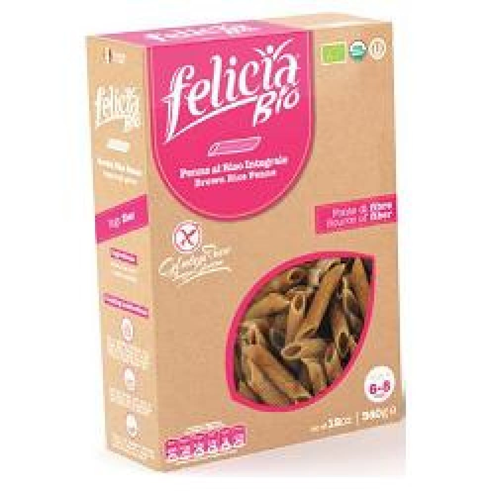 Pasta integrale senza glutine Felicia BIO, penne riso 340g