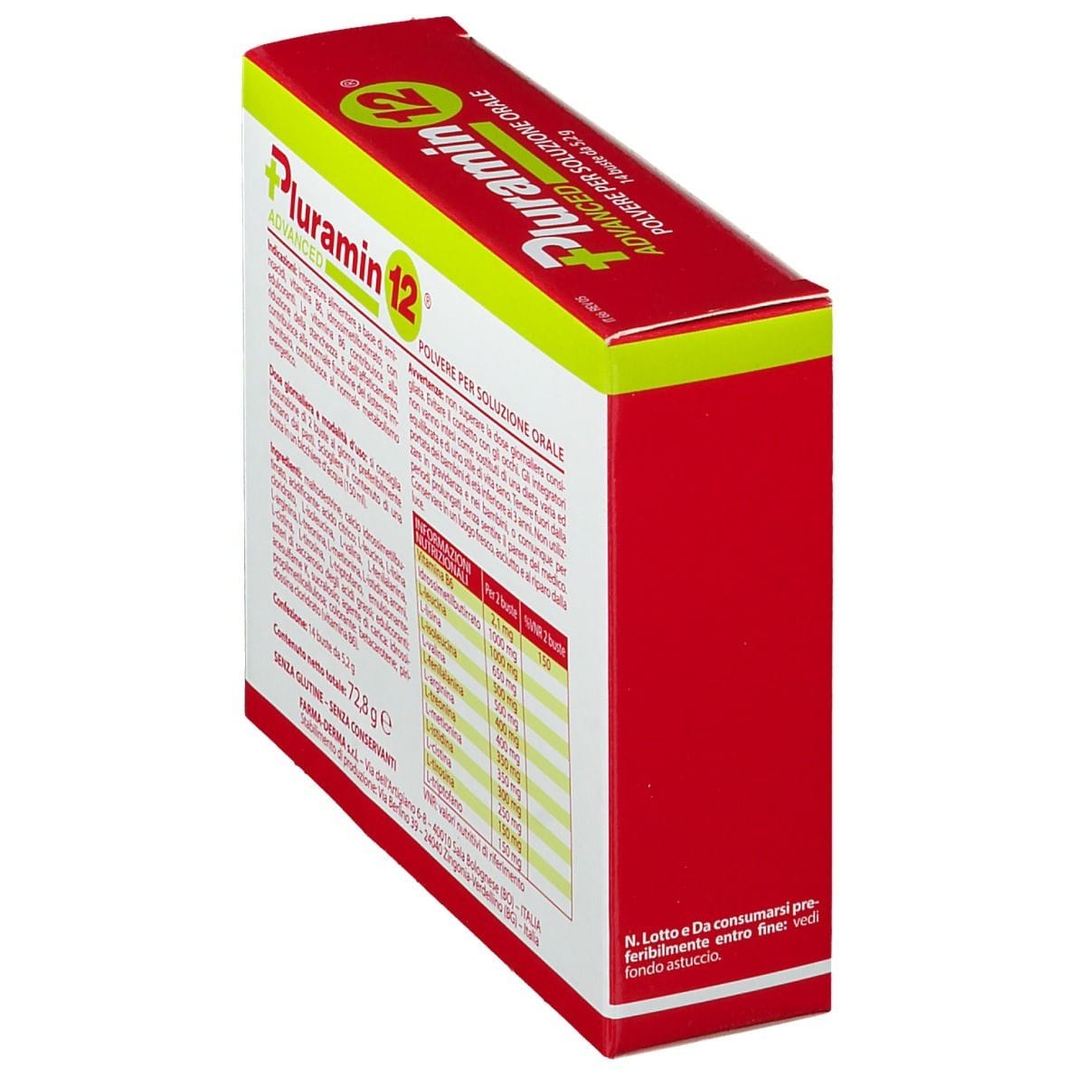 PLURAMIN12 ADVANCED 14 BUSTE DA 5,2 G