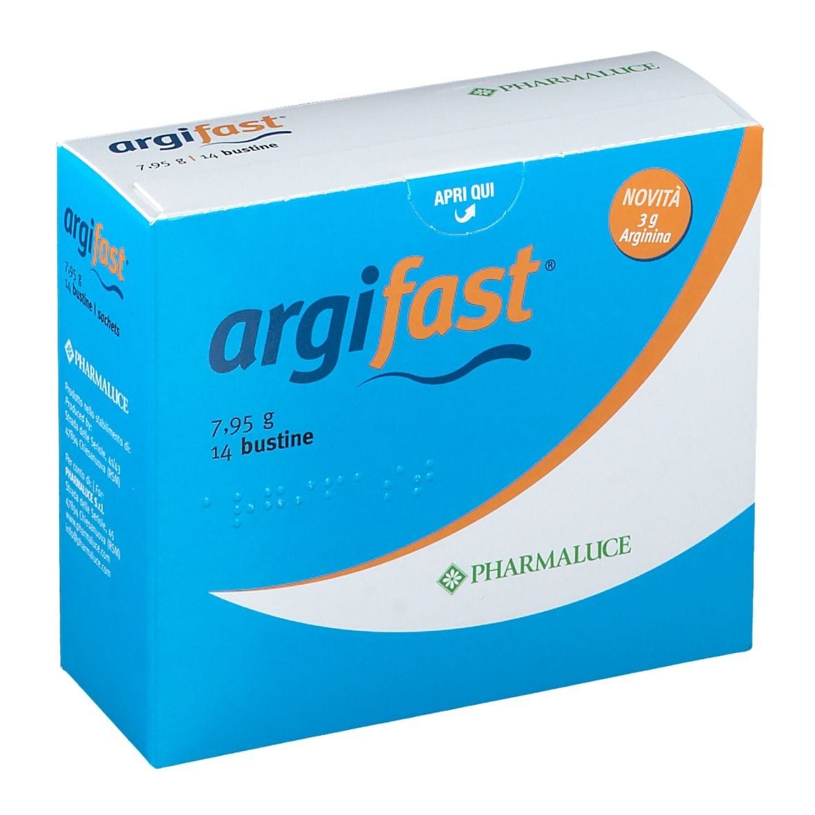 Integratore Argifast per il sistema immunitario, 14 bustine
