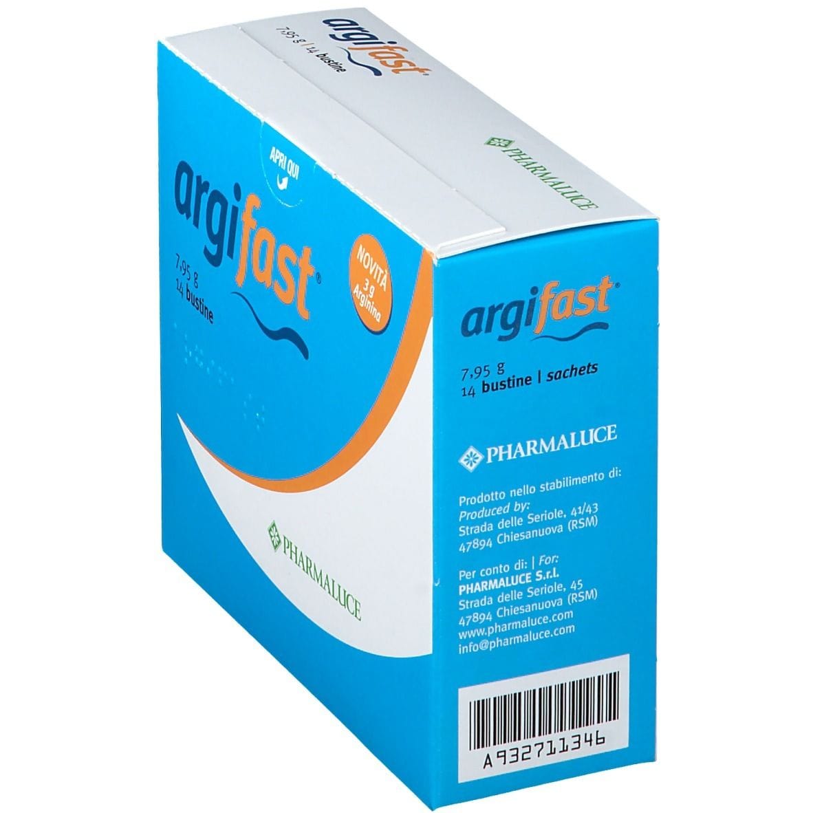 Integratore Argifast per il sistema immunitario, 14 bustine