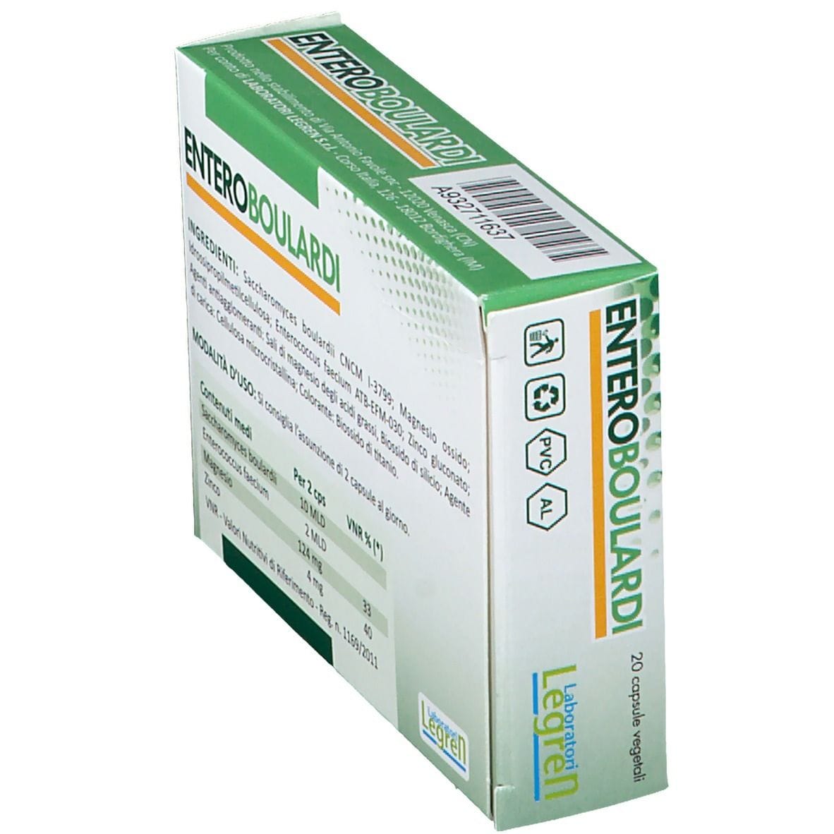 ENTEROBOULARDI 20 CAPSULE