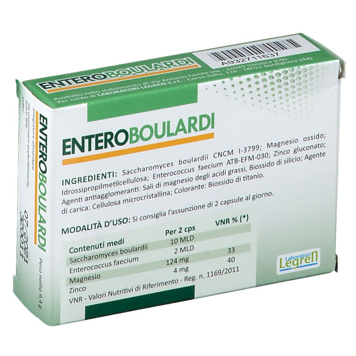 ENTEROBOULARDI 20 CAPSULE