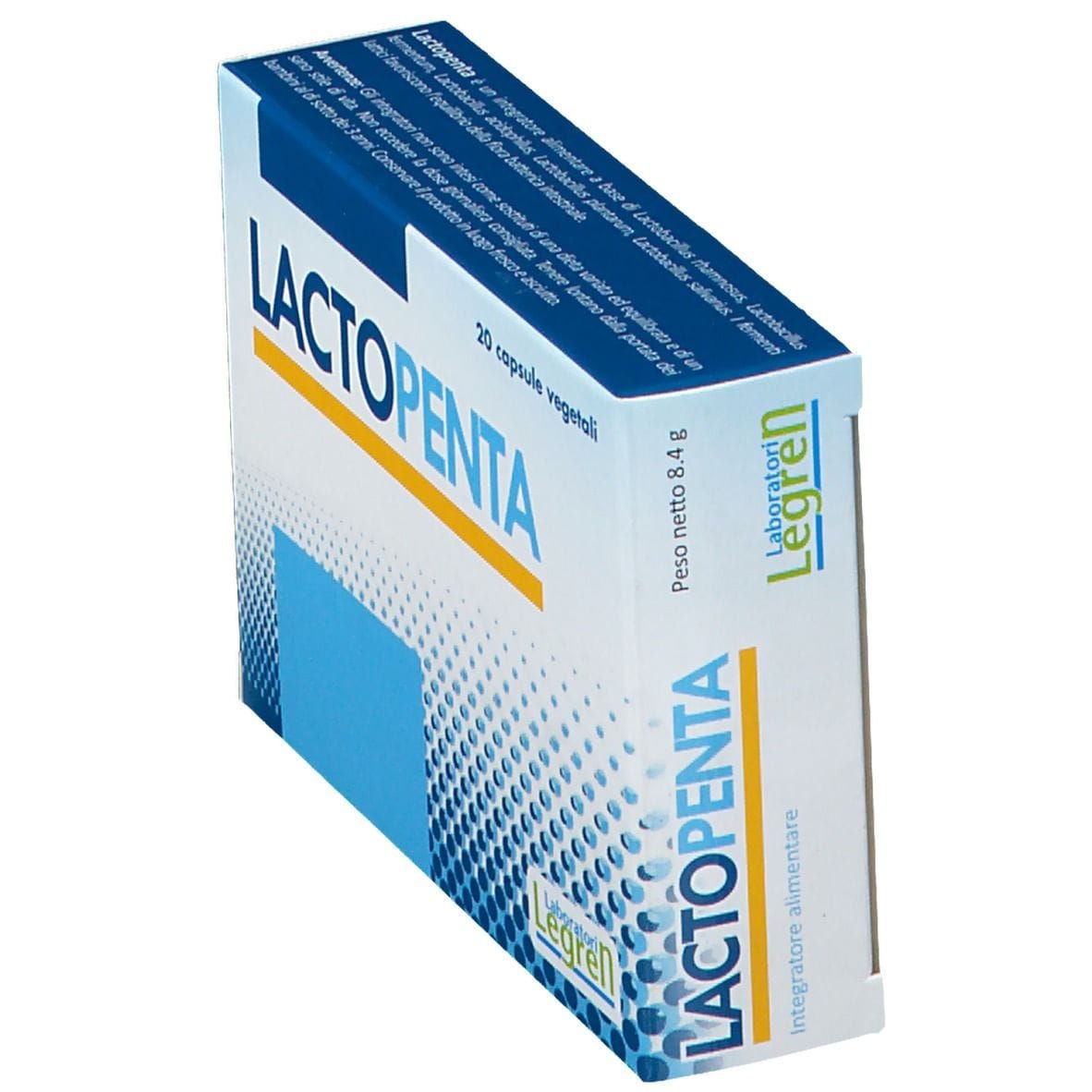 Integratore Lactopenta Legren per la flora batterica, 20 capsule