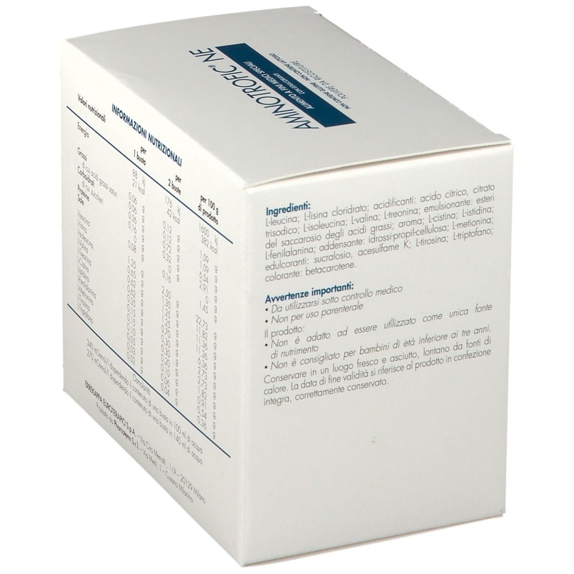 AMINOTROFIC NE ALIMENTO DIETETICO DESTINATO AI FINI MEDICI SPECIALI 30 BUSTINE 5,5G